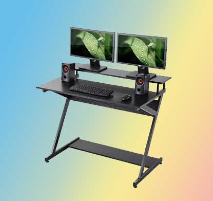 best computer desk for dual monitors UK