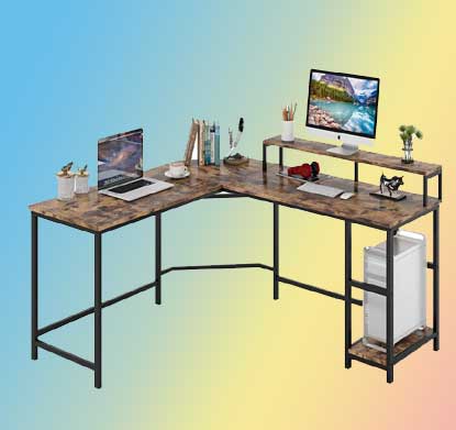 best home working dual monitor desks uk