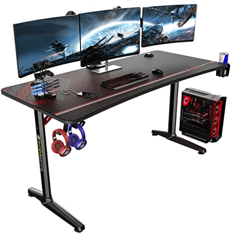 big desk for 3 monitors