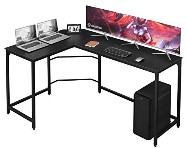 l shaped desk for 3 monitors
