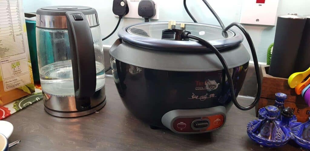our unboxing view of tefal rice cooker at home