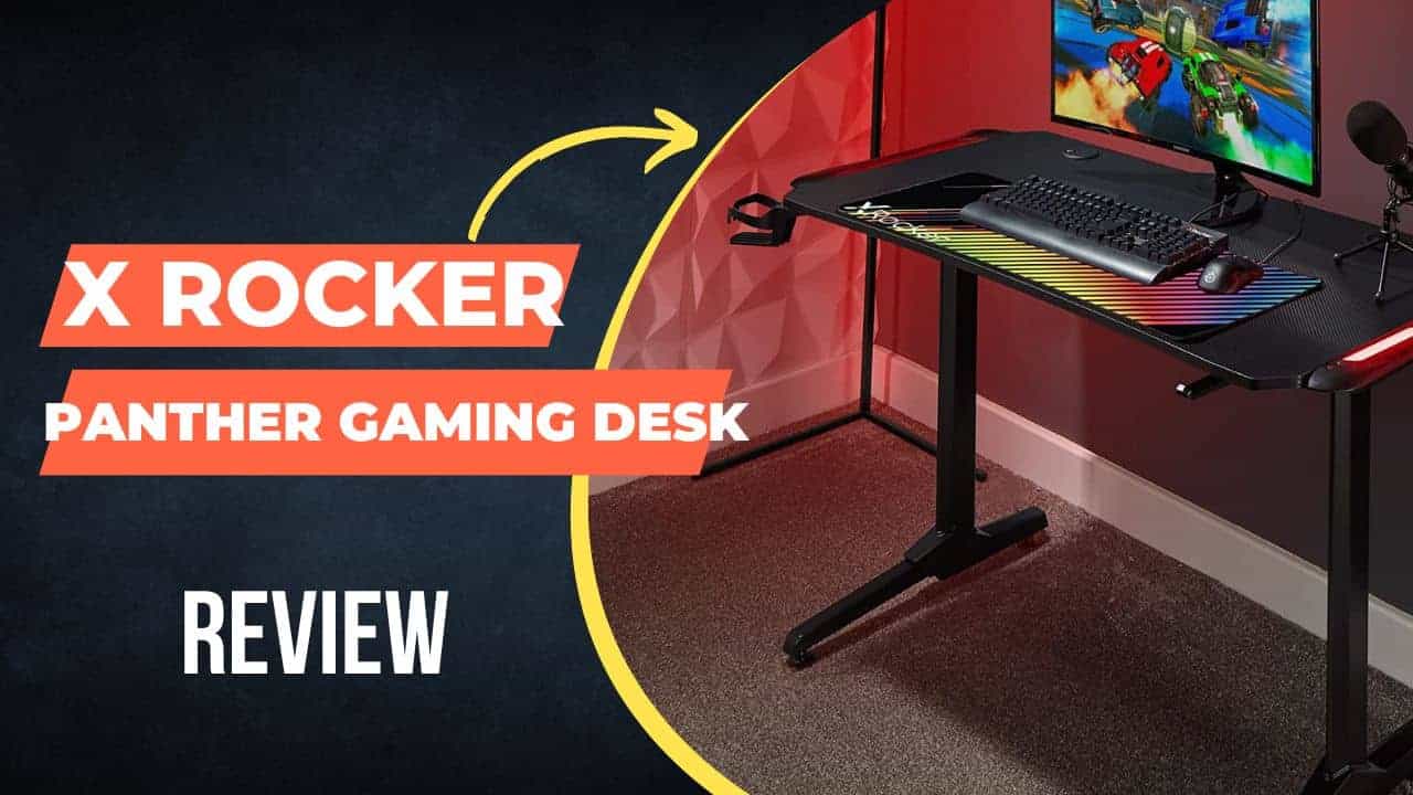 x rocker panther gaming desk review