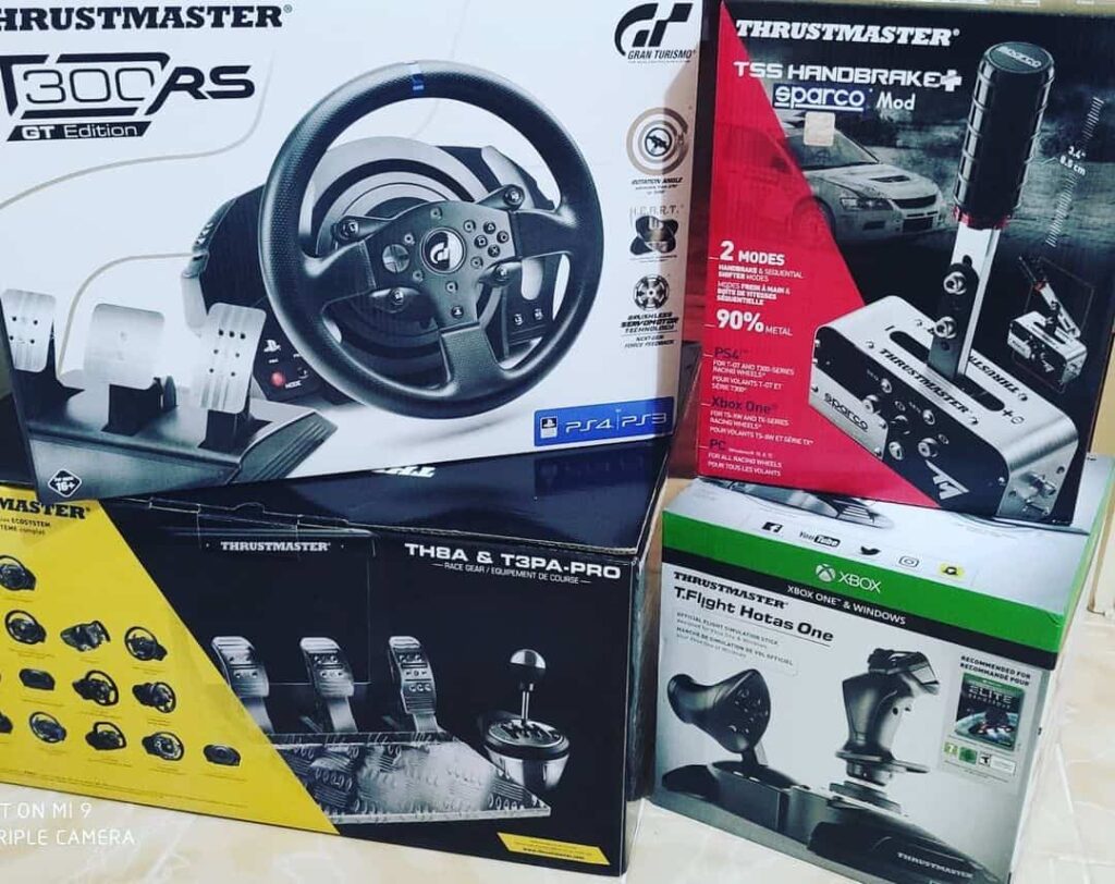 thrustmaster t300 unboxing purchased package view