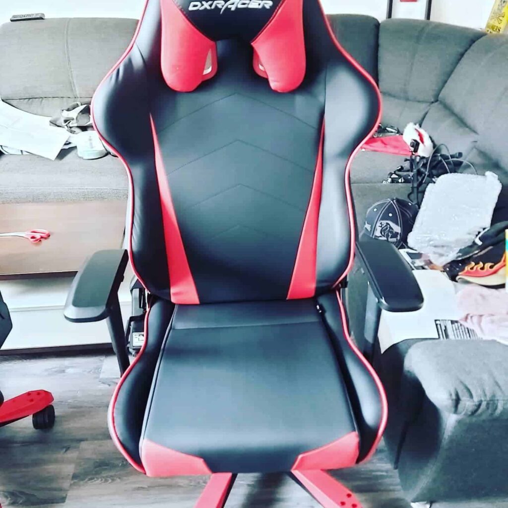 view of dxracer design and features