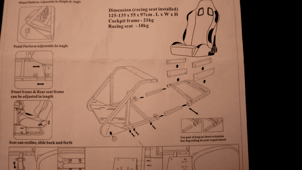 view of instruction manual gt omega rs installation