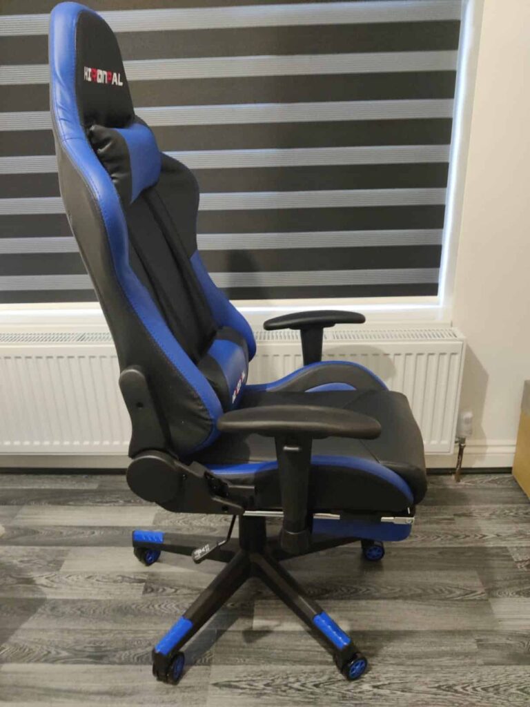 view of hironpal gaming chair review first impression with minor changes