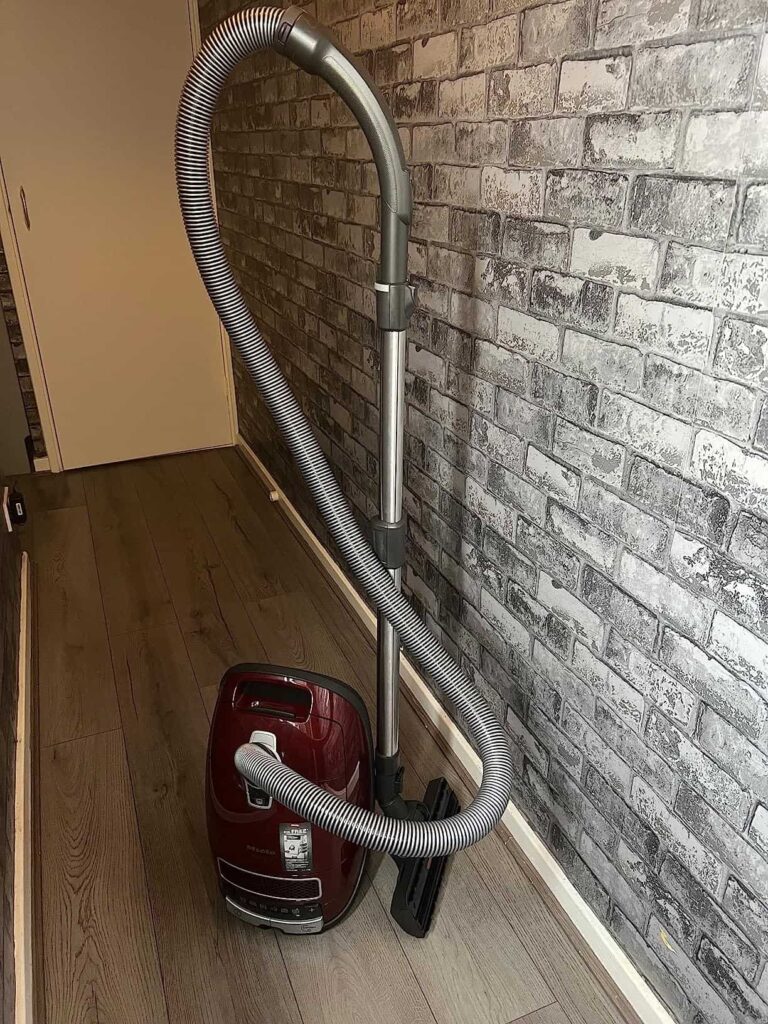 view of unboxed the miele compact c2 lightweight cordless vacuum cleaner for elderly uk tried and tested for several week unboxing purchased package arrival at home testing experience