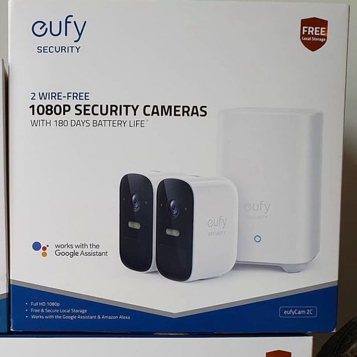 view of eufy 2k video doorbell uk without subscription tried and tested for several week unboxing purchased package arrival at home testing experience